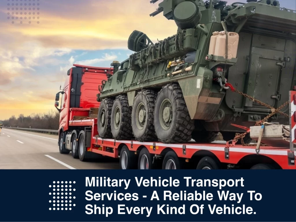 Military vehicle transport