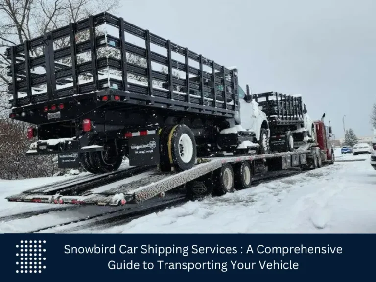 Snowbird Car Shipping Services : A Comprehensive Guide to Transporting Your Vehicle